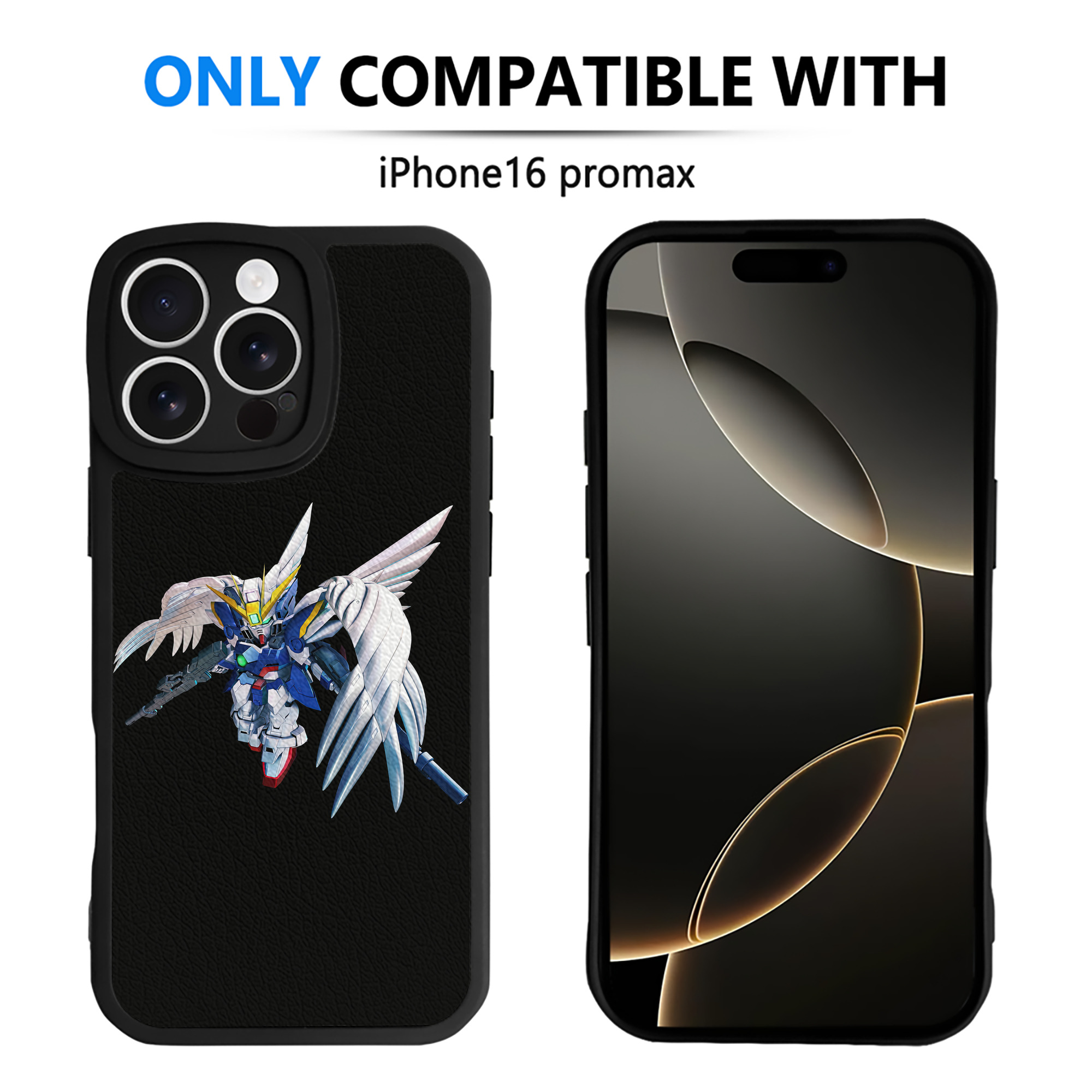 （画像用） 機動戦士ガンダム Mobile Suit Gundam 【iPhone 16シリーズ対応】シリコンスマホケース（レザー調） 材質：シリコン